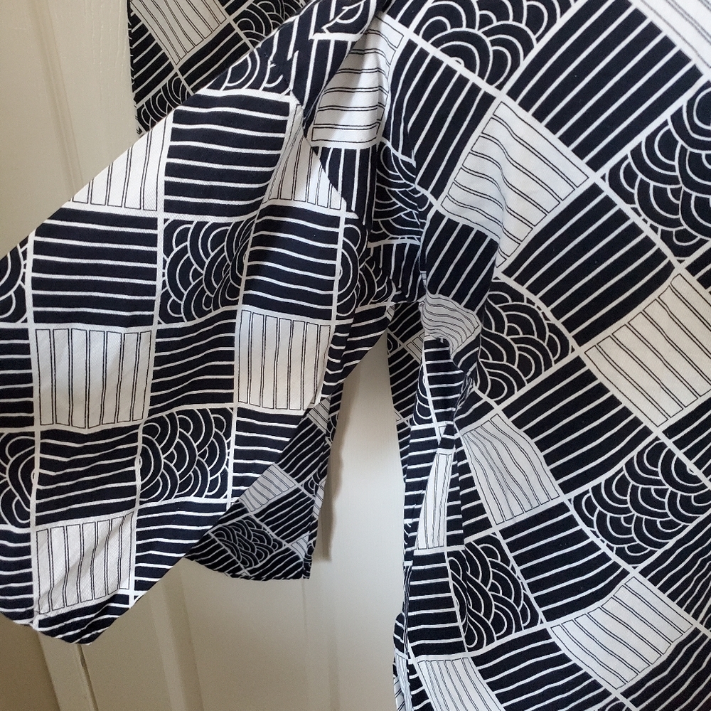 Navy Blue and White Pajamas Medium - Picture 15 of 17
